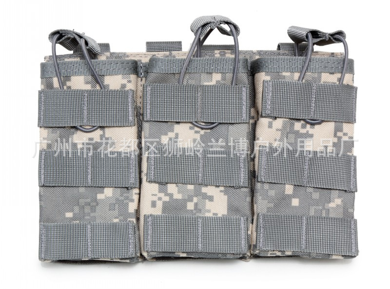 Triple cartucho bolsa accesorios artículos diversos bolsa de campo chaleco bolsa colgante bolsa de almacenamiento táctico campo CS en stock 136