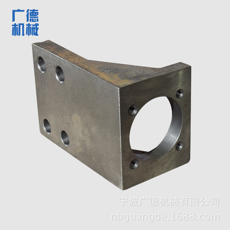 宁波广德机械注塑机调模座 注塑机大型五金配件工厂