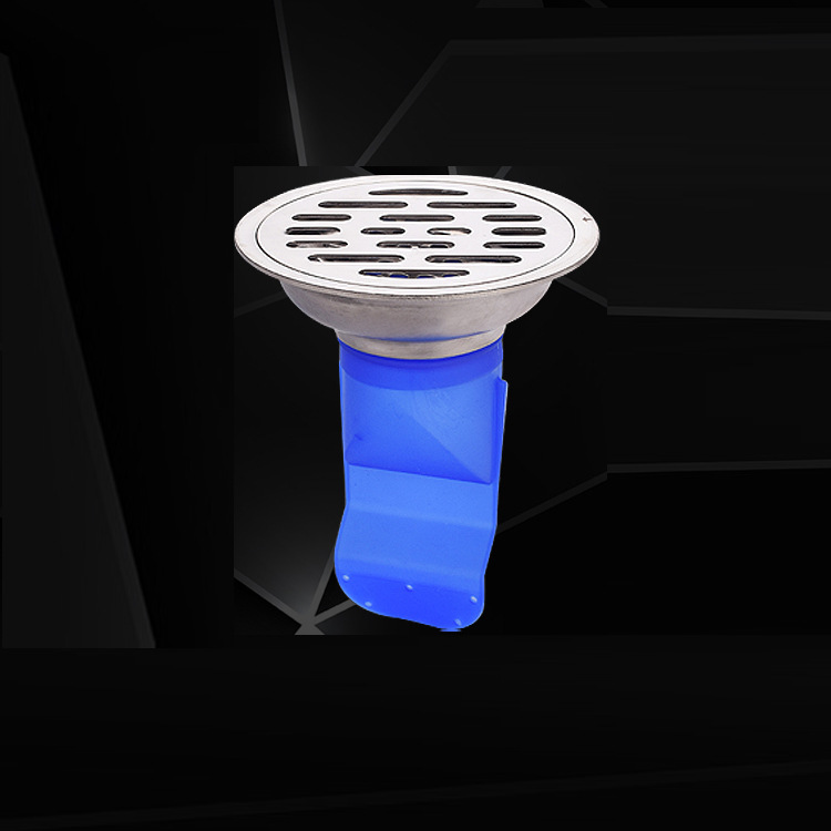 304 de acero inoxidable baño desodorante Desagüe de piso redondo multi-tamaño lavadora Desagüe de piso desodorante de silicona núcleo a prueba de insectos 50