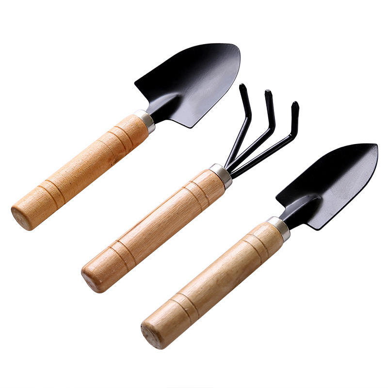 Mini Gardening Three-piece Set Garden Small Shovel Digging Gardening Flower Planting Vegetable Tools Set Supplies