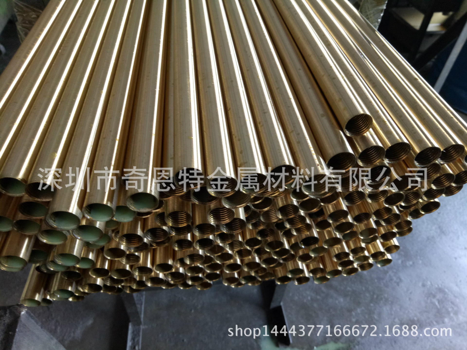 专业生产H62环保光亮无毛刺黄铜管 H65超薄壁黄铜管 数控切割下料