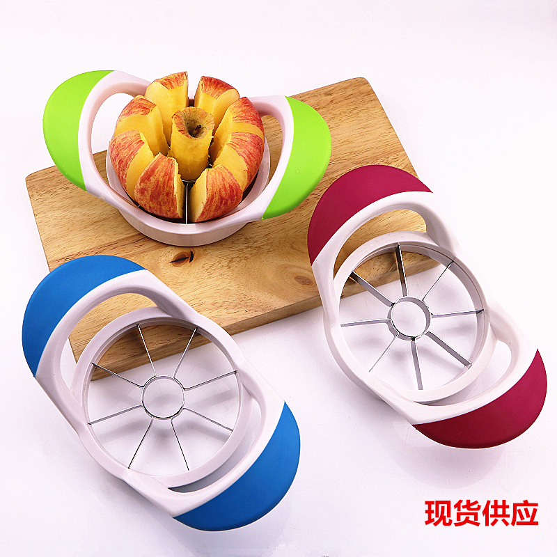 现货430不锈钢苹果切厨房工具水果切不锈钢分割器水果工具苹果切