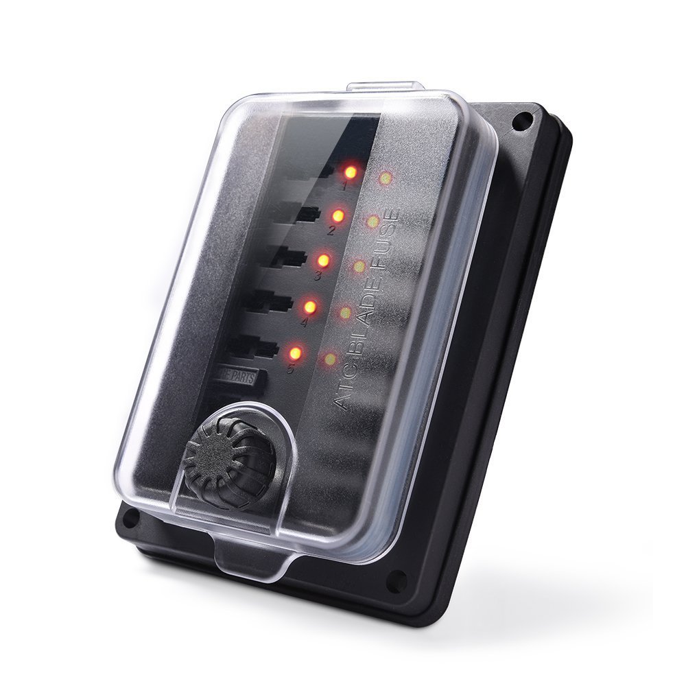 优惠202-83LED保险丝盒多路 汽车保险丝盒 保险丝盒R3-73保险丝盒