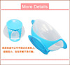 Baby non -slip double -ear wall -suck bowl Baby suction cup suction cup sucking bowl magic bowl training bowl