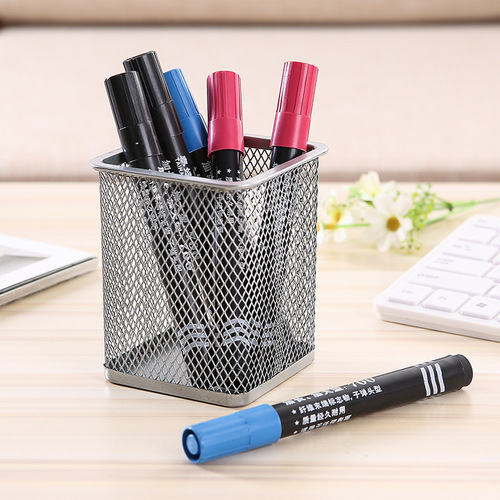 Oily single-head indelible marker, black marker, hook pen, signature pen, thick-head marker