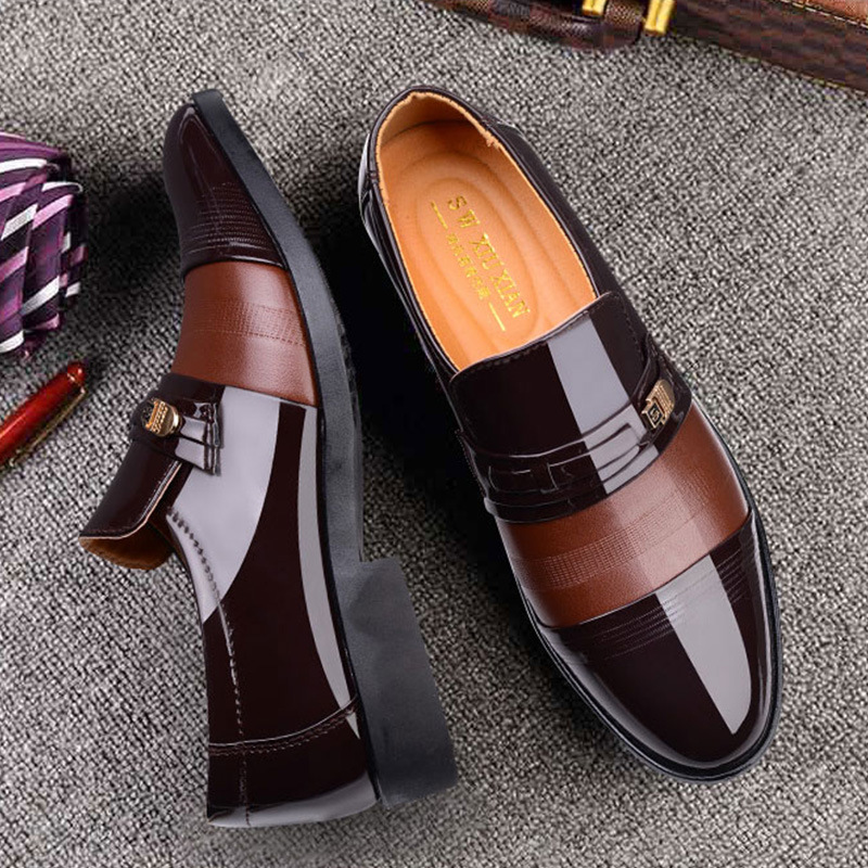 2021 spring men's business formal wear hollow leather shoes men's feet perforated Joker men's shoes a generation of hair