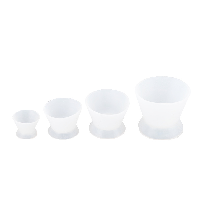 Taza de autocurado dental Dental Material oral de goma de silicona taza de autocurado taza de mezcla de polvo adhesivo dental taza de mezcla taza de goma