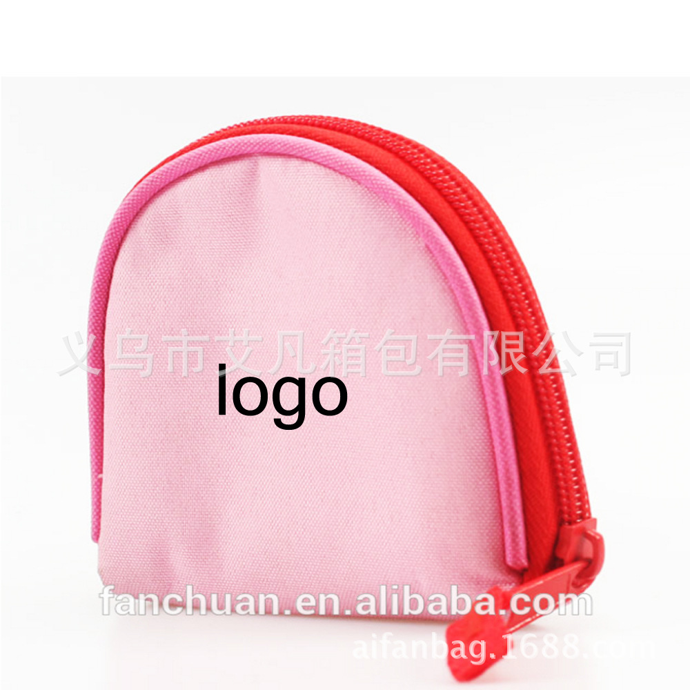 专业制作儿童手拿零钱包促销礼品可印LOGO牛津布钥匙包学生硬币包