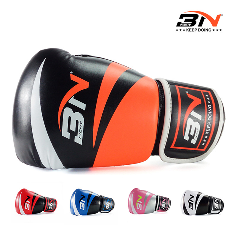 Cross-border BN Boxing Gloves Men's and Women's Adult Fighting Muay Thai Sanda Boxing Gloves Competition Training Finger Guard