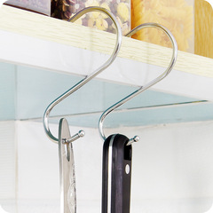 Stainless steel S-shaped hook multi-purpose hook S hook Multi-purpose S-shaped hook metal S hook for kitchen and bathroom