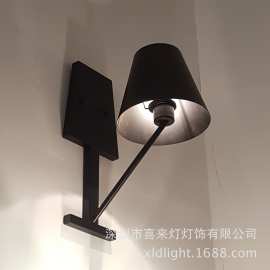 喜来灯五金墙壁灯草帽造型壁灯咖啡厅会所用8763-1W壁挂式节能