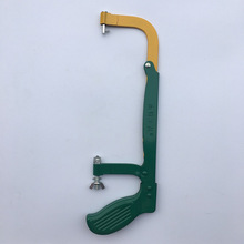 杰特双色可调节加厚12寸活动式钢锯架手用钢锯弓手工锯 手锯架