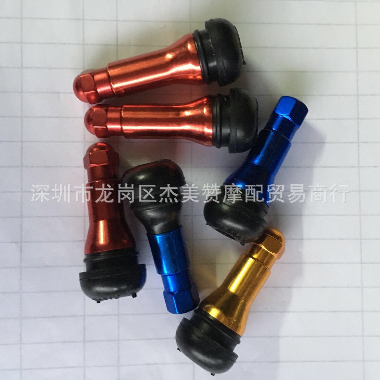 摩托车真空胎气门嘴 真空胎胶直嘴 气咀 防漏气轮胎气嘴 彩色气咀