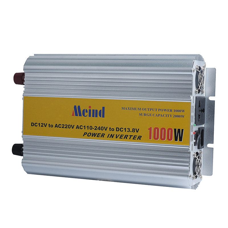 足功率1000W修正波逆变器12V转220V