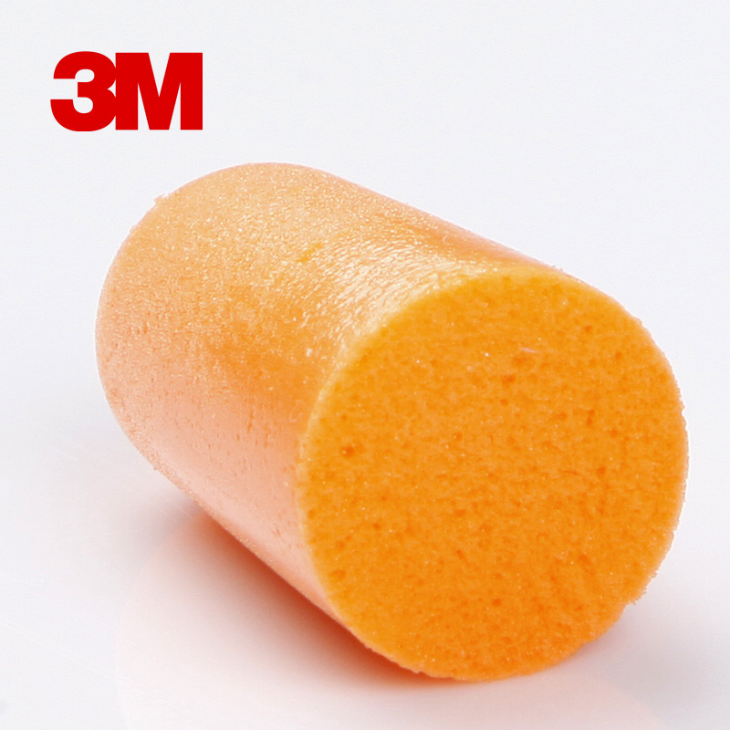 批发3M防噪音耳塞1100子弹型隔音专业工作静音个人防护降噪睡眠