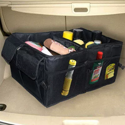 box car folding net pocket – Car storage bag/box
