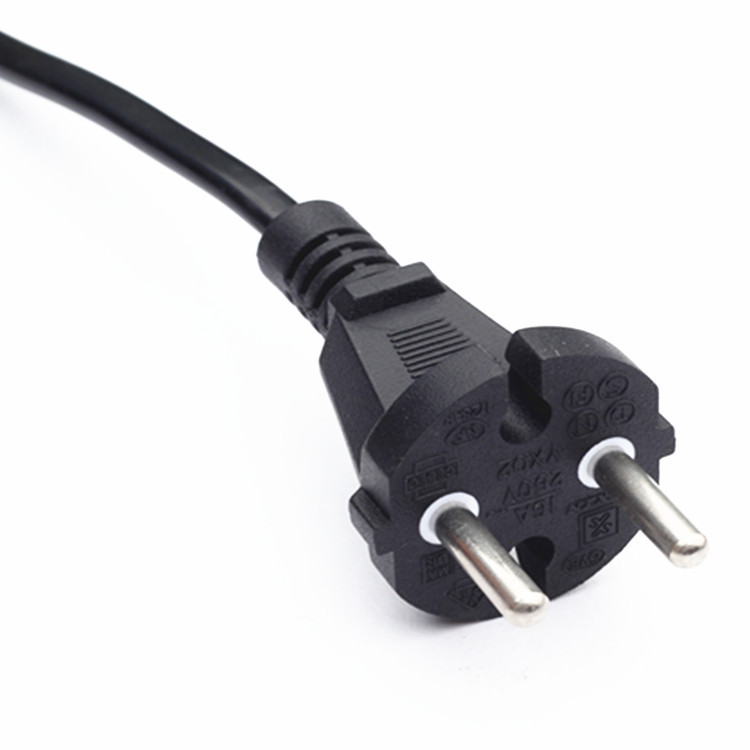 永睿生产欧规梅花尾 电脑主机配线 笔记本电源配线/1.5米电线插头