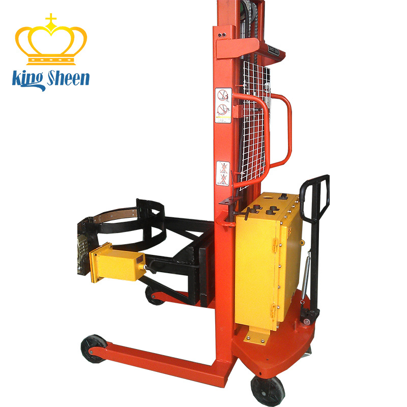 勤酬  全电动防爆电子倒桶秤350Kg油桶夹油桶倒料秤可手动倒桶秤