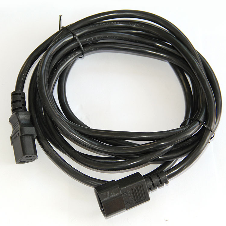 永睿欧规PVC材质电源线插头 欧标品字插头电源线 1.5平方家用电器