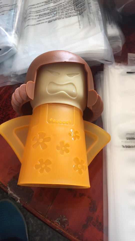 Transfronterizo TV nuevo producto enojado mamá MicrowaveCleaner horno de microondas limpiador en stock