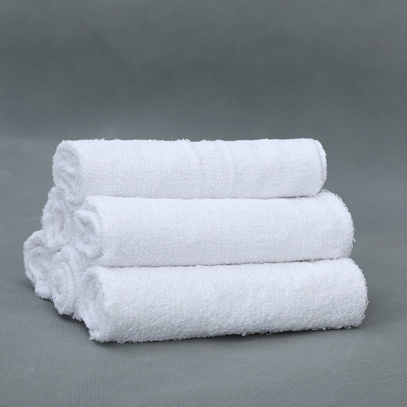 Pure Cotton Towel Labor Protection Face Wash Thin Face Towel Manufacturer Wholesale Household Gifts Daily Necessities Cleaning Paint White Towel