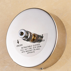 Stainless steel wire rope hotel indoor punch-free retractable invisible clothesline outdoor clothes drying rack clothesline