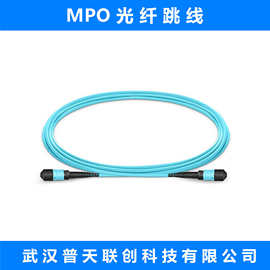 MPO-MPO 万兆OM3 多模光纤跳线 12芯 8芯 束状 MTP-MTP 万兆跳线