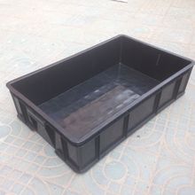 厂家批发 电子料储物箱 黑色PCB周转箱  物料收纳防静电塑料箱