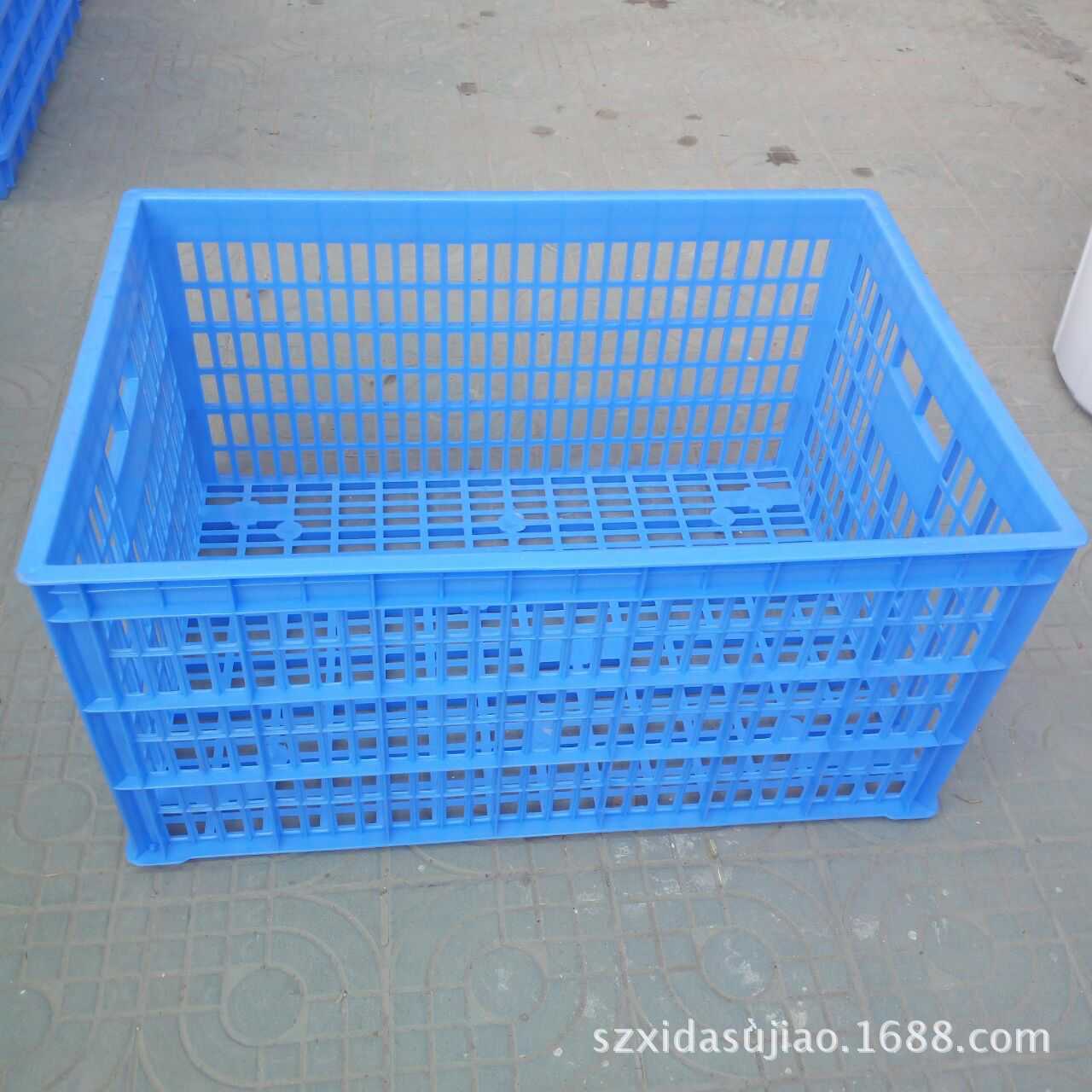 厂家批发1米长加厚PE物料收纳胶框 工具塑料周转箩 强度高塑料框