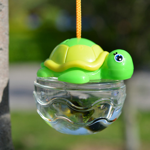 Cartoon Handheld Mini Turtle Bottle Goldfish Bowl Bottle Plastic Small Turtle Box Fish Bottle Fish Tank Wholesale