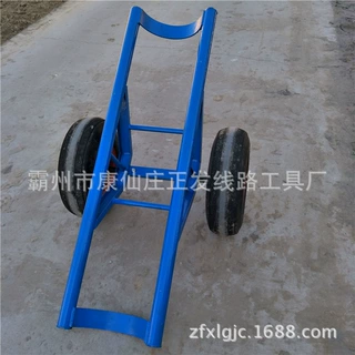 加工定制电力施工电线杆水泥杆运杆车单双杆运输车电力专用钢制