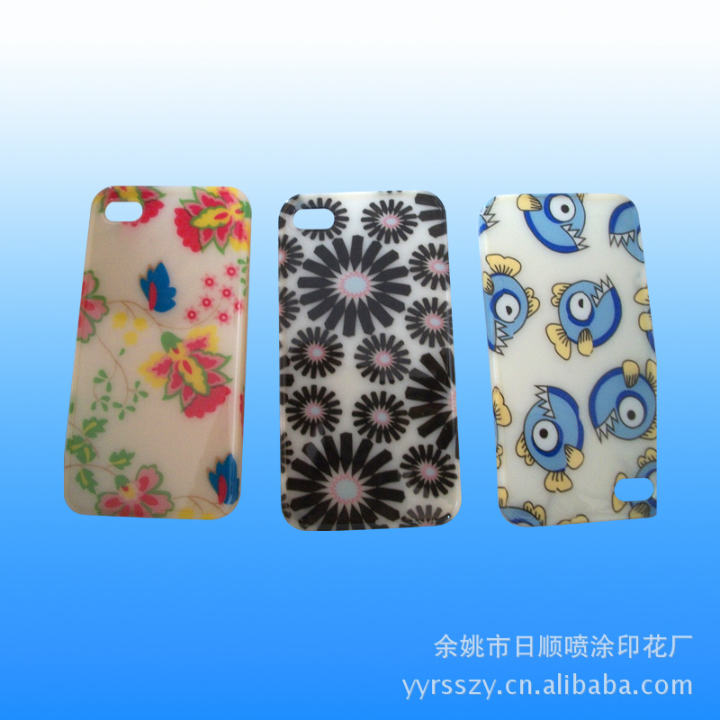 宁波厂家手机外壳水转印加工 塑料件表面喷漆印花加工处理