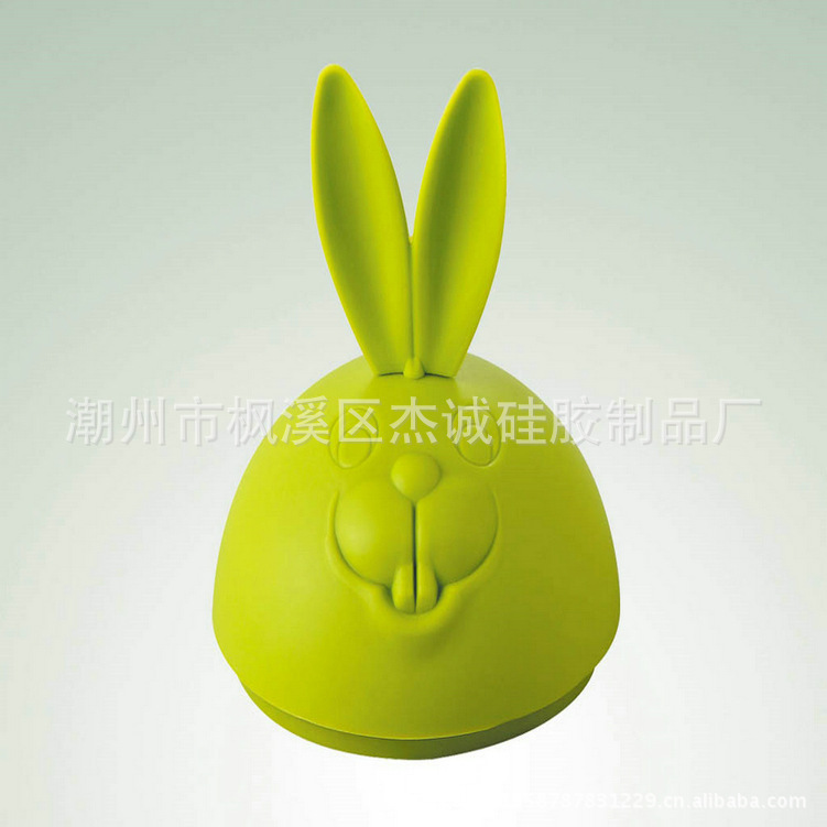 厂家供应 可爱兔子硅胶杯盖 硅胶防尘杯盖 硅胶杯盖 杯盖