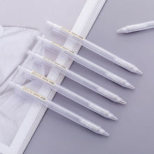 旭凤文化原品记透明系列自动铅笔 书写磨砂六角活动铅笔0.5/0.7mm