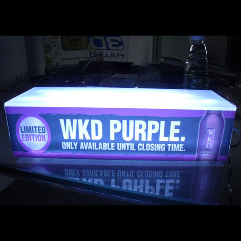 亚克力发光台 LED展示座 有机玻璃广告促销台 酒类饮料陈列台