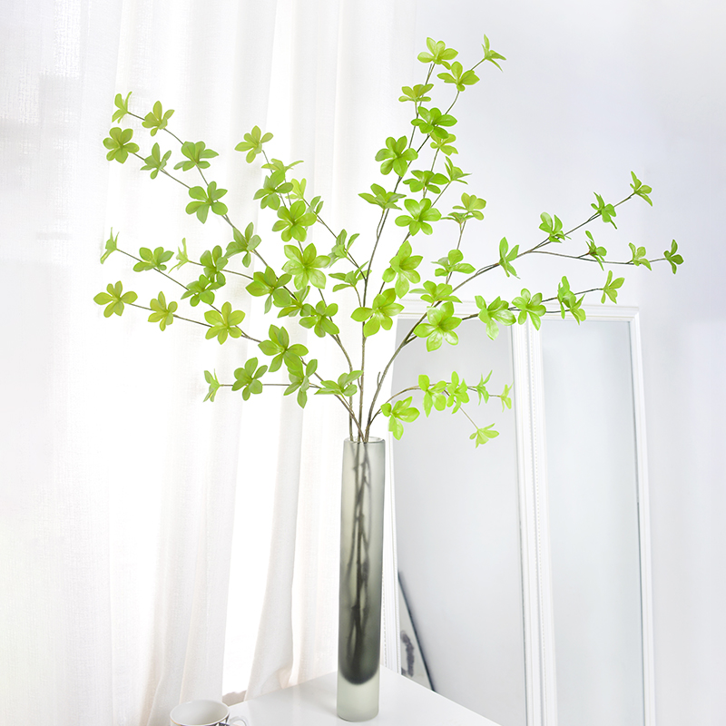 仿真吊鐘馬醉木樹枝北歐ins綠植樹葉插花日式擺件客廳裝飾大假花