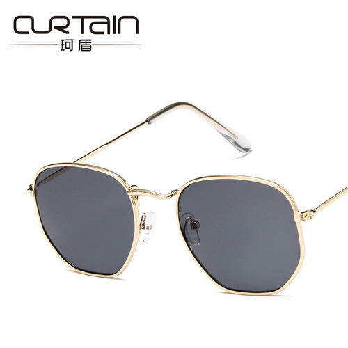 Kedun New European and American Small Square Sunglasses—All-Match Street-Style Colorful Sunglasses for Men and Women, Retro Fashionable Sunglasses 3