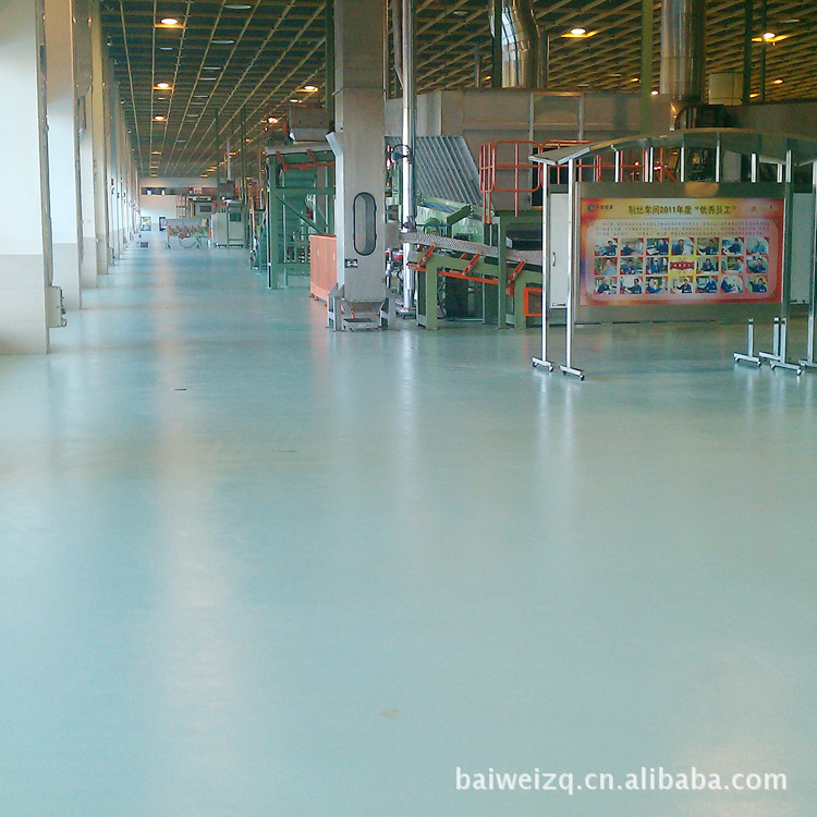 厂家批发无溶剂自流平环氧地坪面漆仓库会议室医院地面装饰地坪漆