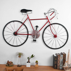 Industrial style retro iron bicycle bar cafe restaurant wall hanging decoration creative wall hanging wall decor