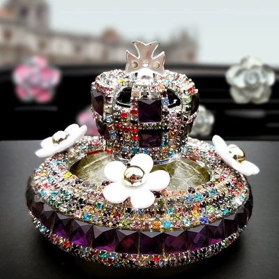 Perfplant seat perfume car ornaments car - colorful-zou-ju-small-crown-perfume-seat