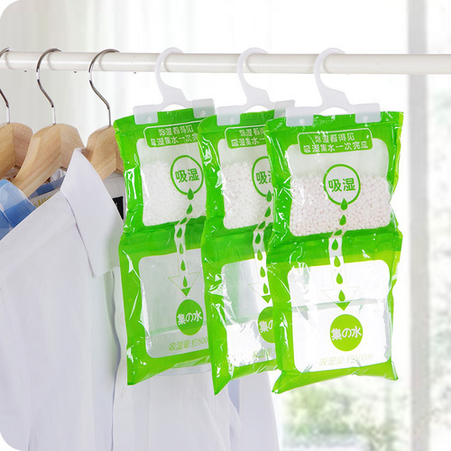 Hanging wardrobe moisture-proof dehumidifier wardrobe hanging moisture-absorbing bag Anti-mildew desiccant wardrobe moisture-proof agent single bag
