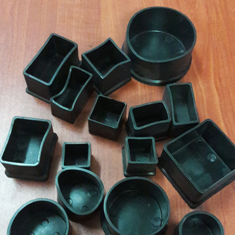 橡胶管外套PVC脚套办公桌椅置物架防滑固定圆管胶塞家具沙发配件