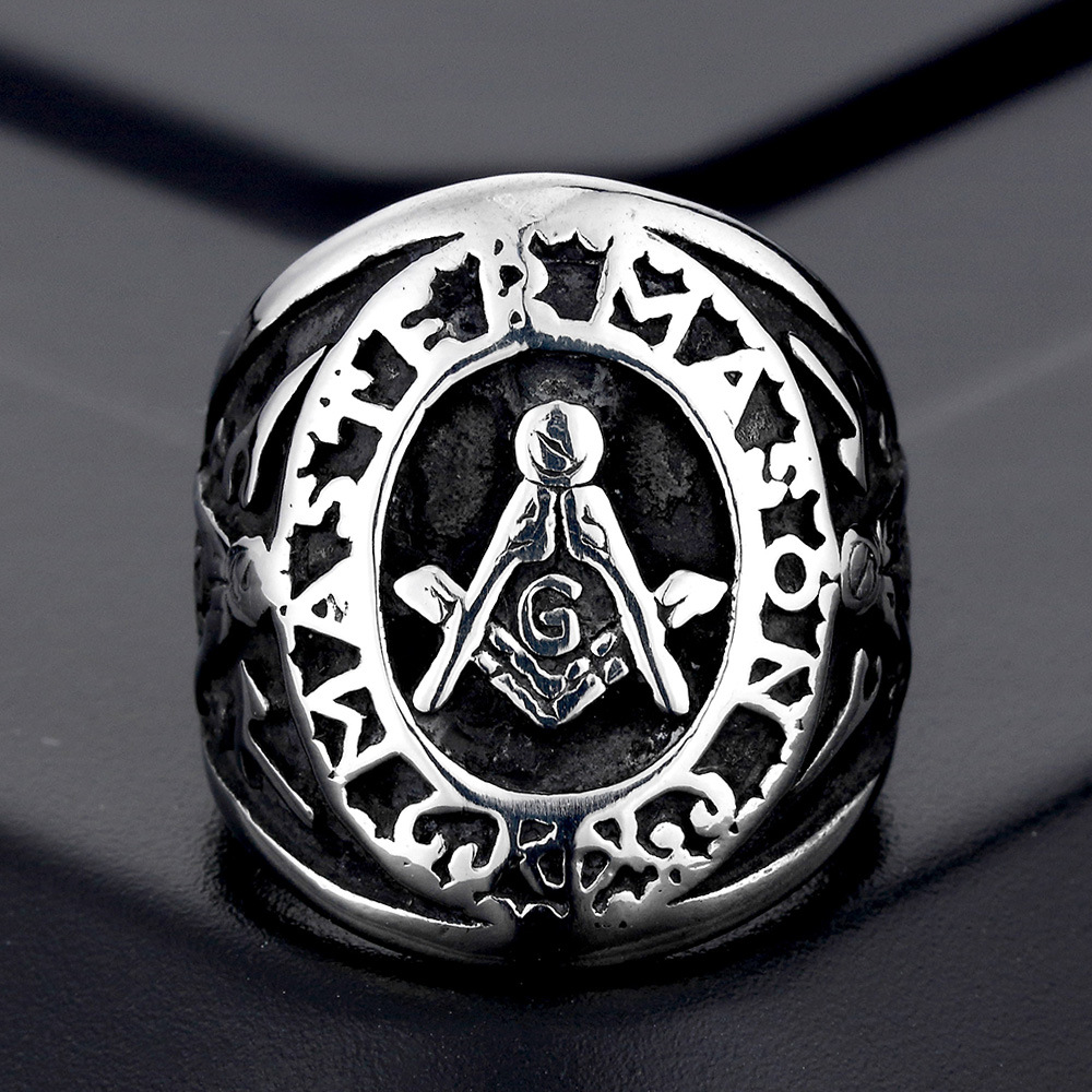 Retro trend ring stainless steel