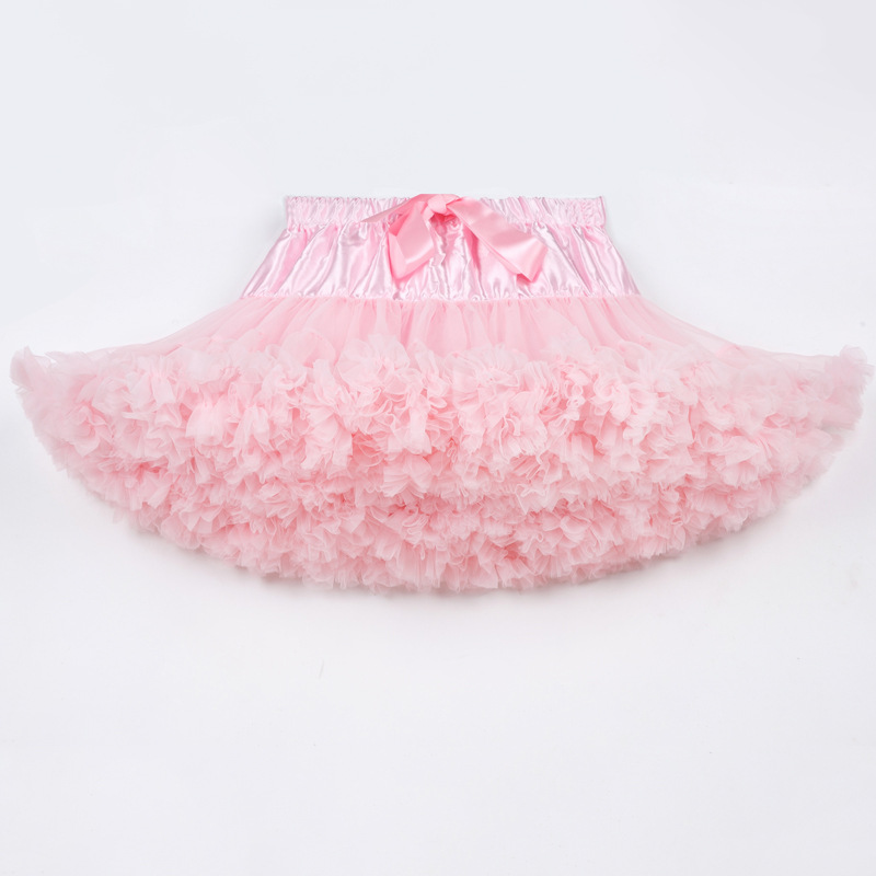 Song Ni flor niña tutu falda primavera verano niños vestido de un año falda de media longitud falda de conejo falda de princesa tutú