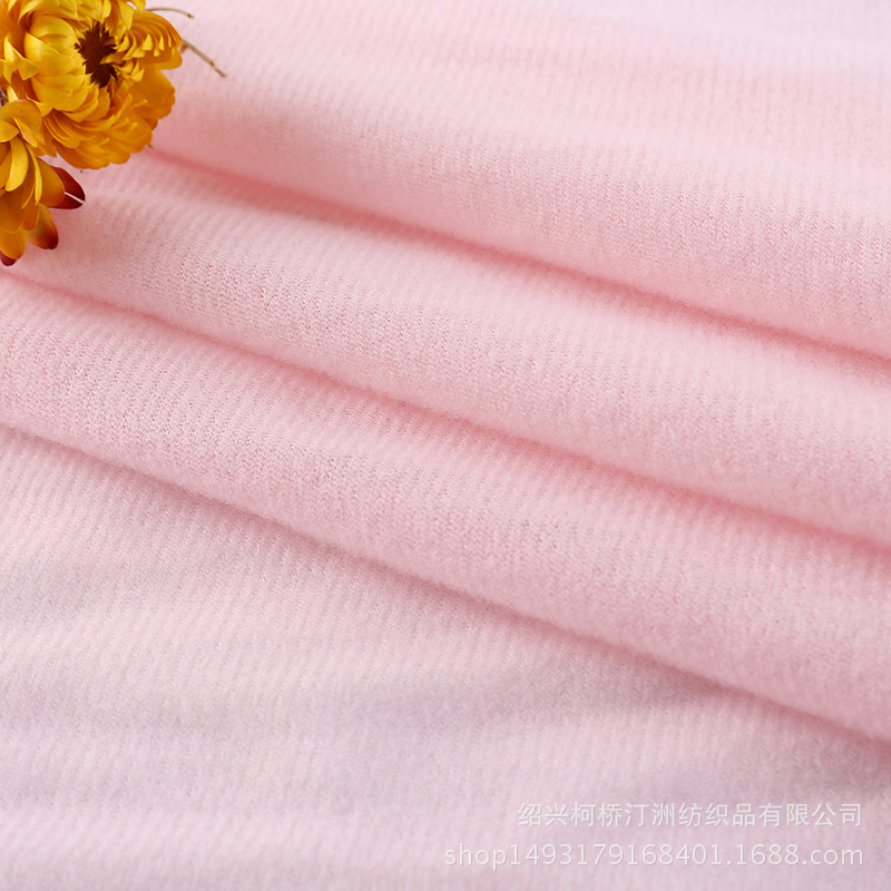 现货圈绒 拉毛布 复合面料单面绒 经编圈绒 边纶布魔术贴搭扣布