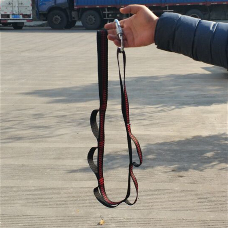 Factory direct air yoga hammock extension belt stretch belt chrysanthemum rope chrysanthemum belt high strength climbing firm rope sling