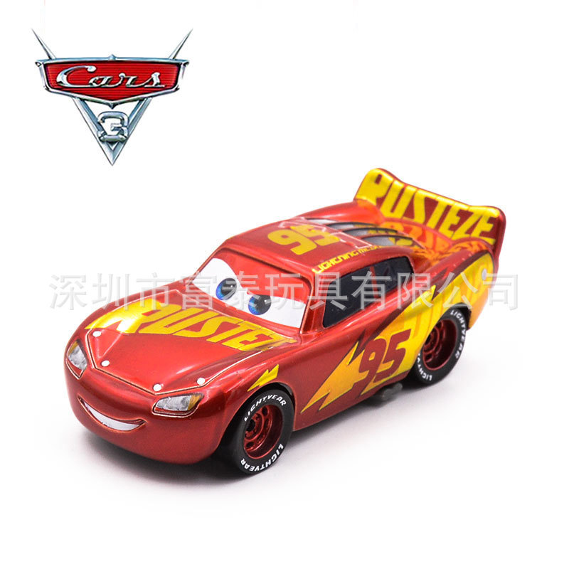 Racing car story 3 gold character wine Red Lightning McQueen alloy car classic reproduction toy model Racing car story 3 gold character wine Red Lightning McQueen alloy car classic reproduction toy model