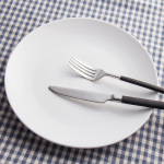 酒店西餐平盘浅盘纯白陶瓷盘牛排盘 月光圆盘日用餐具可加LOGO