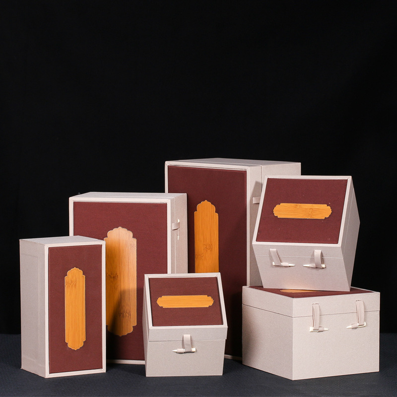 紫砂壶锦盒 建盏杯古玩玉器收纳 单双杯 批发瓷器礼品包装