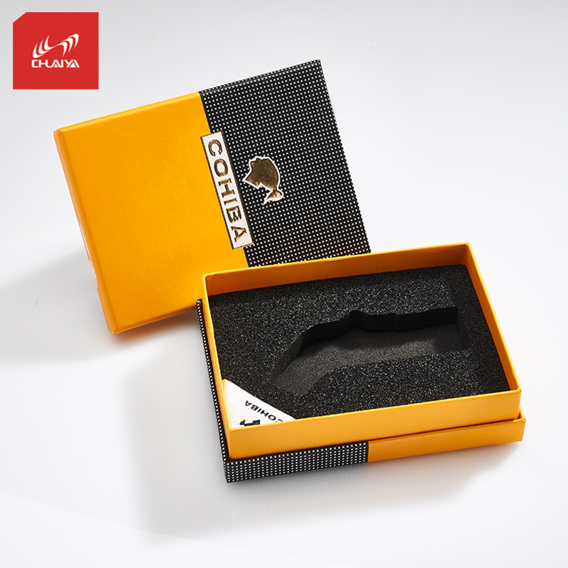 厂家定 制长方形特种纸天地盖打火机礼品包装盒彩盒定 做 打火机